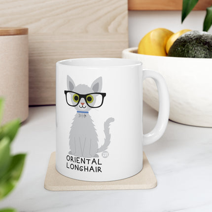 Bow Wow Meow Oriental Longhair Ceramic Mug