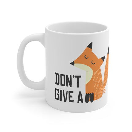 Dont Give a Fox Ceramic Mug