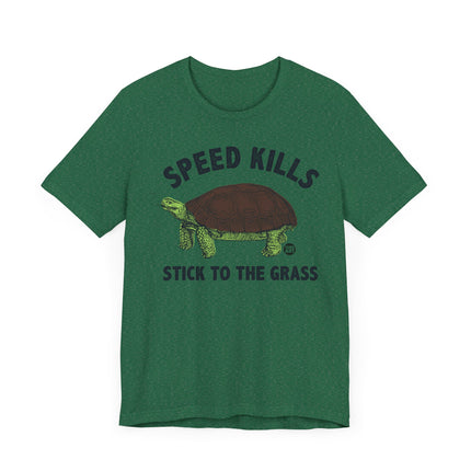 Funny "SPEED KILLS" TURTLE Tee Shirt