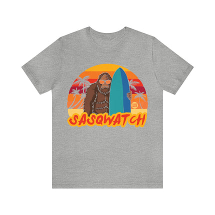 Sasqwatch Baywatch Unisex Short Sleeve Tee