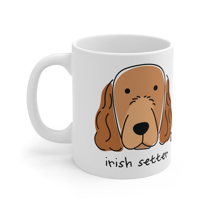 Dog Breeds Irish Setter Ceramic Mug