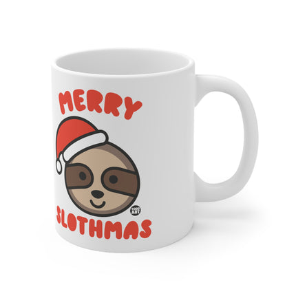 Merry Slothmas Christmas Ceramic Mug