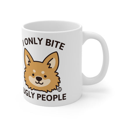 Bite Ugly People Ceramic Mug