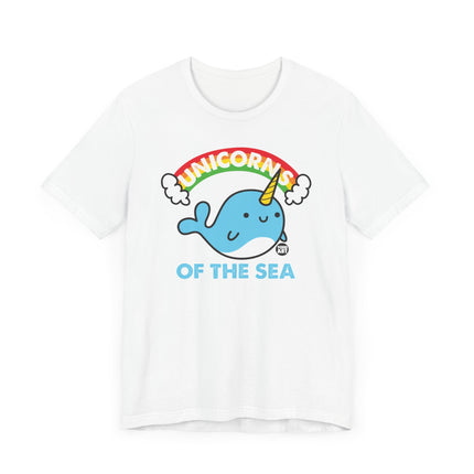 Cute "UNICORNS OF THE SEA" Narwhal Tee Shirt