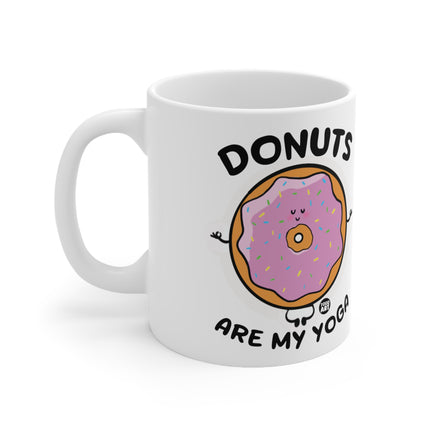 Donuts My Yoga Ceramic Mug