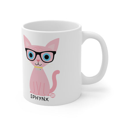 Bow Wow Meow Sphynx Ceramic Mug