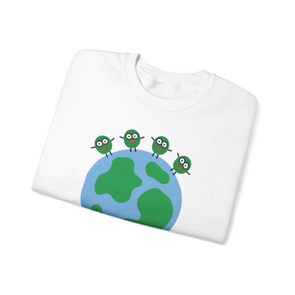 Peas on Earth Crewneck Sweatshirt