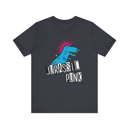 Jurassic Punk Dinosaur Tee, Punk Rock Dinosaur Tshirt