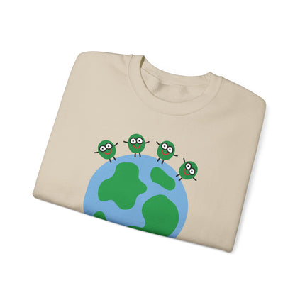 Peas on Earth Crewneck Sweatshirt