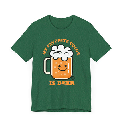 Funny "MY FAVE COLOR IS BEER" Tee Shirt