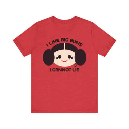 I Like Big Buns Cannot Lie Princess Leia Tee, Funny Leia Buns Tee