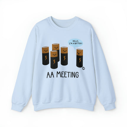 AA Meeting Battery Crewneck Sweatshirt