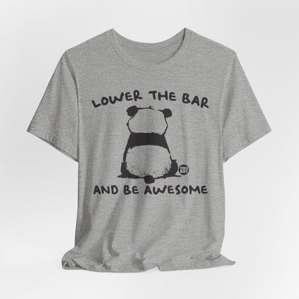 Lower Bar  Be Awesome Panda Tee, Funny Panda Tshirt