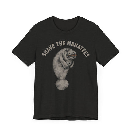 Funny "SHAVE THE MANATEES" Tee Shirt