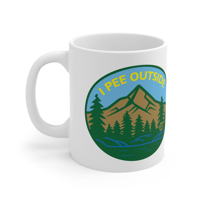 I Pee Outside Ceramic Mug