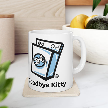 Goodbye Kitty Washing Machine Ceramic Mug