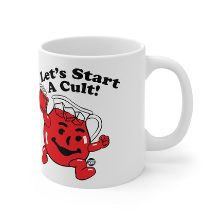 Let's Start a Cult Kool Aid Man Ceramic Mug