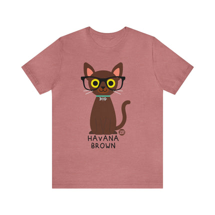 Bow Wow Meow Havana Brown Unisex Tee