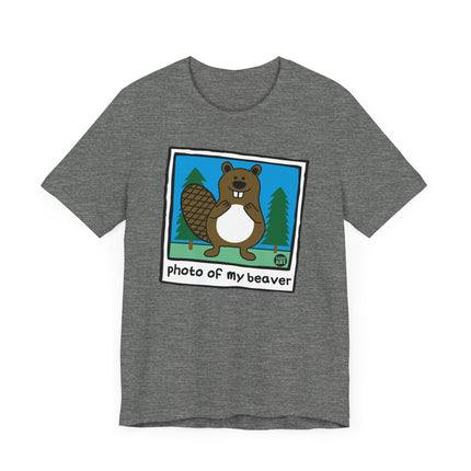 Funny "PHOTO OF MY BEAVER" Tee Shirt