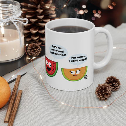 Can't Elope Canteloupe Ceramic Mug