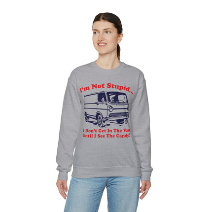 Not Stupid Candy First Candy Van Crewneck Sweatshirt