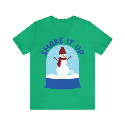 Shake It Up Snowglobe Christmas Unisex Tee