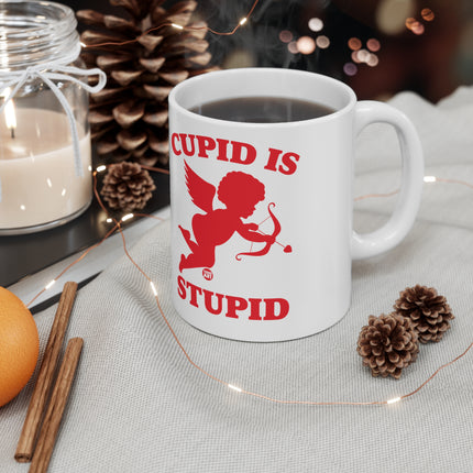 Cupid is Stupid Ceramic Mug