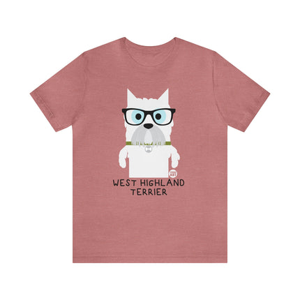 Bow Wow Meow West Highland Terrier Unisex Tee