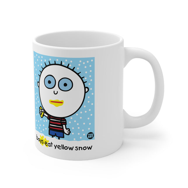 Boys Eat Yellow Snow Ceramic Mug