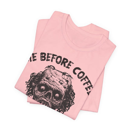 Me Before Coffee Zombie Tshirt