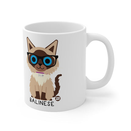 Bow Wow Meow Balinese Ceramic Mug