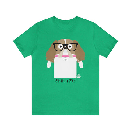 Bow Wow Meow Shih Tzu Unisex Tee