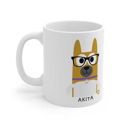 Bow Wow Meow Akita Ceramic Mug