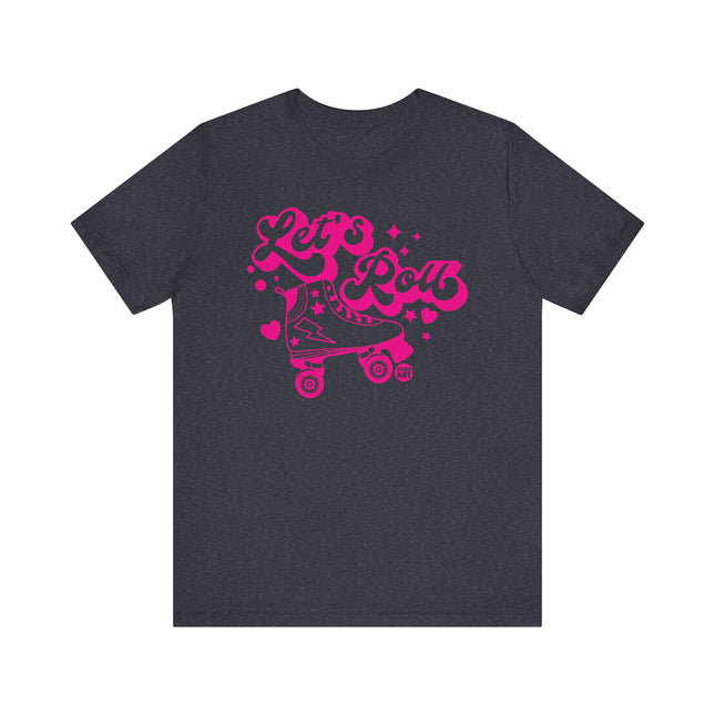 Let's Roll Roller Skate Retro Tee, Retro Roller Skate Tshirt