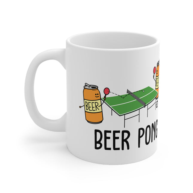 Beer Pong Ceramic Mug