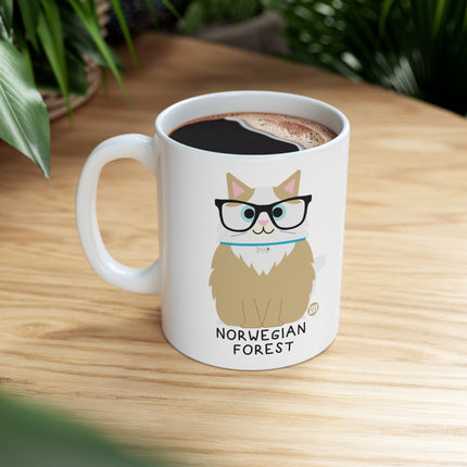 Bow Wow Meow Norwegian Forest Ceramic Mug