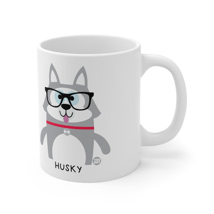 Bow Wow Meow Husky Ceramic Mug