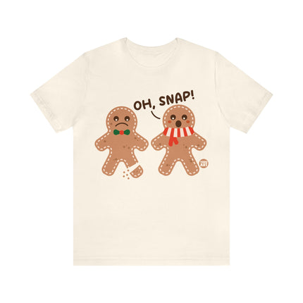 Oh Snap Gingerbread Cookie Xmas Unisex Tee