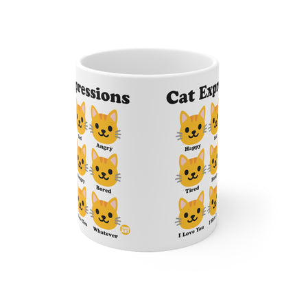 Cat Expressions Ceramic Mug