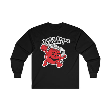 Let's Start a Cult Kool Aid Man Ultra Cotton Long Sleeve Tee