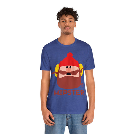 Hipster Lumberjack Unisex Tee