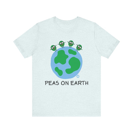 Peas on Earth Unisex Short Sleeve Tee