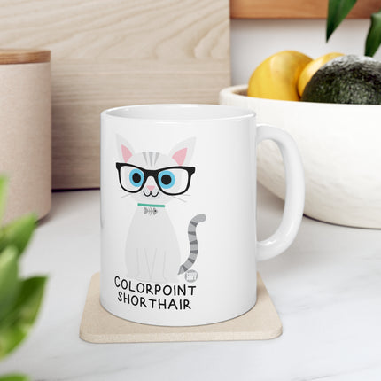 Bow Wow Meow Colorpoint Shorthair Ceramic Mug