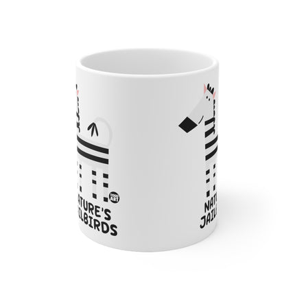 Natures Jailbirds Zebra Ceramic Mug