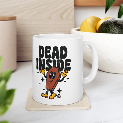 Dead Inside Coffin Ceramic Coffee Mug