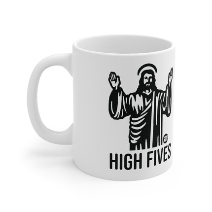 high fives jesus Mug