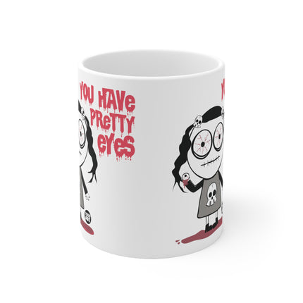 Bloody Mary Pretty Eyes Ceramic Mug