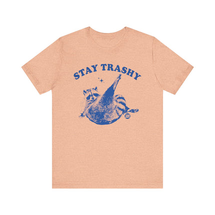 Stay Trashy Racoon Tee, Funny Trashy Raccoon Tshirt