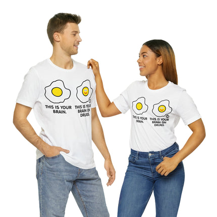 Brain On Drugs Egg Unisex Tee