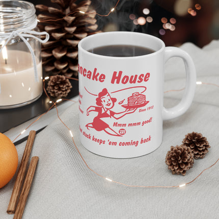 Retro Pancake House Ceramic Mug